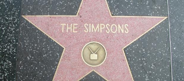 I Simpson sulla Hollywood Walk o Fame. I Simpson sulla Hollywood Walk o Fame.