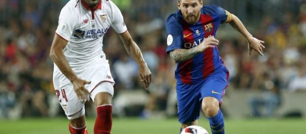 Leo Messi volvió a ser decisivo en un partido muy caliente contra el Sevilla Leo Messi volvió a ser decisivo en un partido muy caliente contra el Sevilla