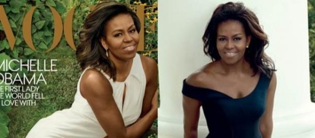 Michelle Obama na capa da Vogue desta semana Michelle Obama na capa da Vogue desta semana