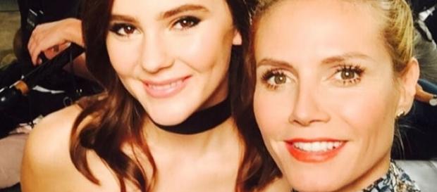 Stefanie Giesinger u. Heidi Klum – in GNTM Staffel 11. instagram/heidiklum Stefanie Giesinger u. Heidi Klum – in GNTM Staffel 11. instagram/heidiklum