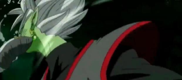 Vegetto ataca a Zamasu en la cara Vegetto ataca a Zamasu en la cara
