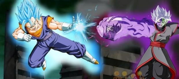 Vegetto SSJ Dios Blue vs Zamasu Vegetto SSJ Dios Blue vs Zamasu
