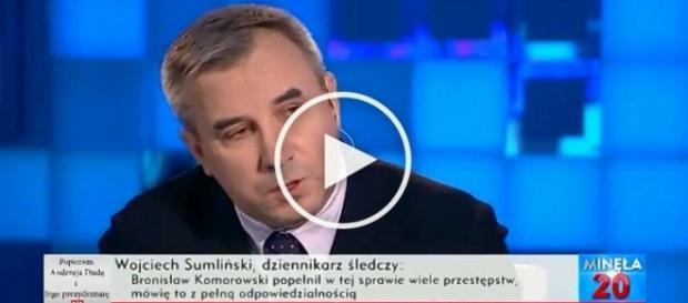 Wojciech Sumliński w TVP Info w programie "Minęła 20". Wojciech Sumliński w TVP Info w programie "Minęła 20".