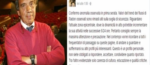 Giampaolo Giuliani previsione azzeccata