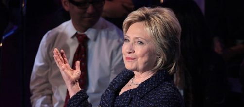Hillary Clinton durante un comizio della campagna elettorale 2016