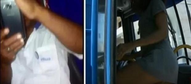 A estudante fala que pediu para que o motorista do ônibus levasse ela em uma delegacia. A estudante fala que pediu para que o motorista do ônibus levasse ela em uma delegacia.