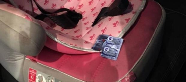 Empresário acha sêmen e camisinha em carro Empresário acha sêmen e camisinha em carro
