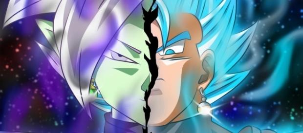 Fan-Art de Zamasu y Vegetto en fase dios azul Fan-Art de Zamasu y Vegetto en fase dios azul