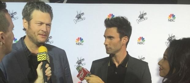 'The Voice' coaches Blake Shelton and Adam Levine will take part in tonight's live playoffs on NBC. Mingle Media TV/Flickr 'The Voice' coaches Blake Shelton and Adam Levine will take part in tonight's live playoffs on NBC. Mingle Media TV/Flickr