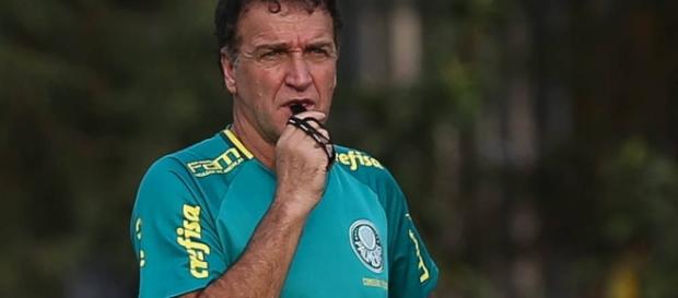 Cuca, técnico do Palmeiras, em treino Cuca, técnico do Palmeiras, em treino