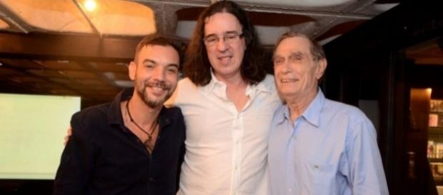 Esdras Bedai, Geraldo Carneiro e Jorge Mautner (Foto: Divulgação) Esdras Bedai, Geraldo Carneiro e Jorge Mautner (Foto: Divulgação)