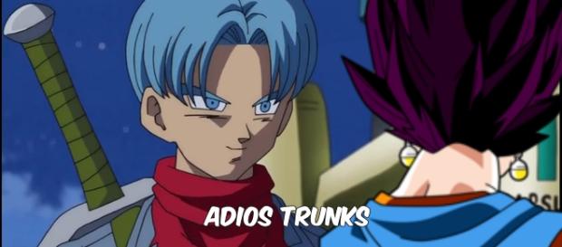 La despedida entre Vegetto y Trunks La despedida entre Vegetto y Trunks