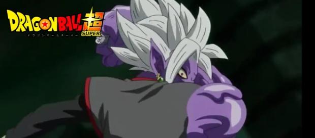 Zamasu corre peligro ante la aparición de Vegetto Zamasu corre peligro ante la aparición de Vegetto