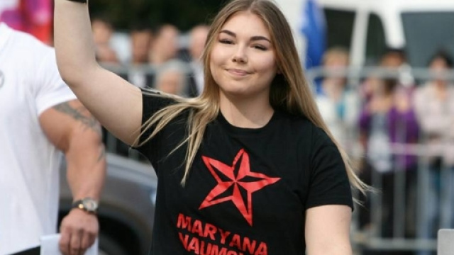 Maryana Naumova, la pesista russa tifosa di Donald Trump