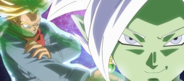 Fan art de Zamasu fusionado y Trunks haciendo el Mafuba Fan art de Zamasu fusionado y Trunks haciendo el Mafuba