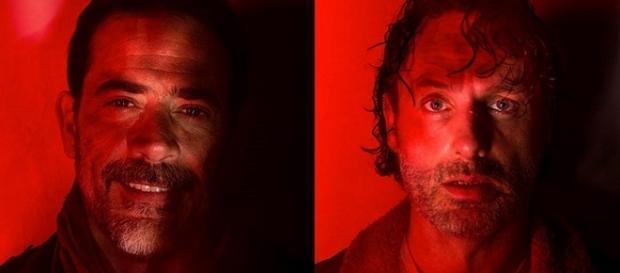 Immagine: Negan e Rick di The Walking Dead. Immagine: Negan e Rick di The Walking Dead.