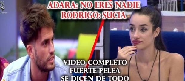 La peor pelea de Rodrigo y Adara La peor pelea de Rodrigo y Adara
