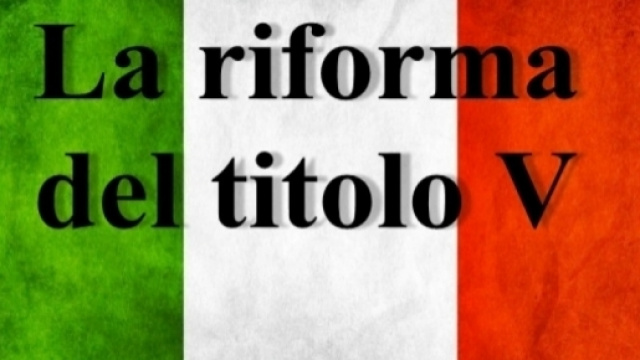 La Riforma Costituzionale e il Titolo V: un confronto con il 2001 ... - termometropolitico.it
