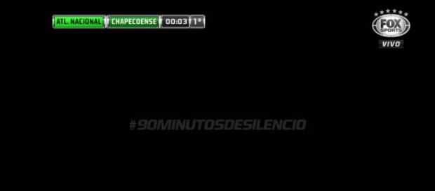 Fox Sports transmite 90 minutos de silêncio no horário do jogo Fox Sports transmite 90 minutos de silêncio no horário do jogo