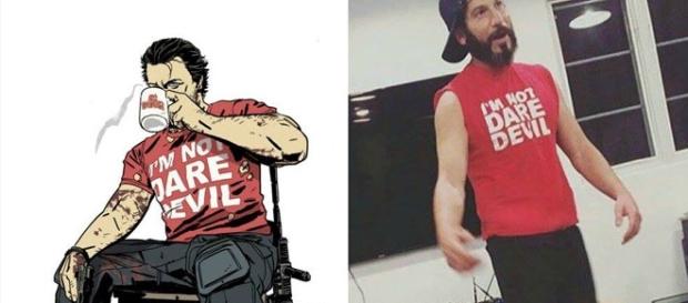 Jon Bernthal hizo referencia al comic usando la misma playera que The Punisher Jon Bernthal hizo referencia al comic usando la misma playera que The Punisher