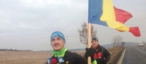 Levente Polgar a alergat 35 de kilometri cu tricolorul Levente Polgar a alergat 35 de kilometri cu tricolorul
