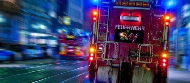 Sky Abo für die Feuerwehr / Fotos: Robin Birr; Sky U.K. Press Sky Abo für die Feuerwehr / Fotos: Robin Birr; Sky U.K. Press