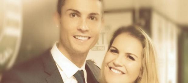 Cristiano Ronaldo et sa soeur. Cristiano Ronaldo et sa soeur.