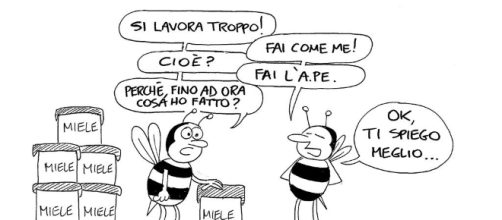 La vignetta di Algi: Anticipo Pensionistico (A.P.E.) - L'Etrusco - letrusco.it