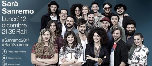 Sara' Sanremo 2017 lunedi' 12 dicembre su Rai1
