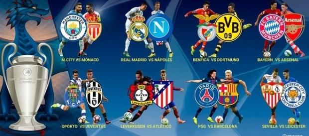 Emparejamientos Champios League 2016-2017 Emparejamientos Champios League 2016-2017
