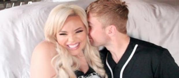 Screenshot of Trisha Paytas and Sean Van Der Wilt, via YouTube ("THE GIRLFRIEND TAG with TRISHA PAYTAS" Screenshot of Trisha Paytas and Sean Van Der Wilt, via YouTube ("THE GIRLFRIEND TAG with TRISHA PAYTAS"