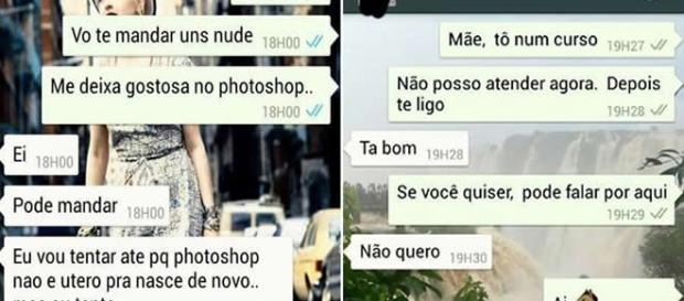Conversas inesperadas pelo WhatsApp Conversas inesperadas pelo WhatsApp