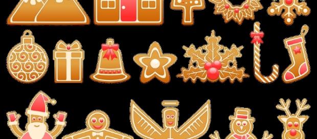 Fiocchi di Natale glassati per le feste Fiocchi di Natale glassati per le feste