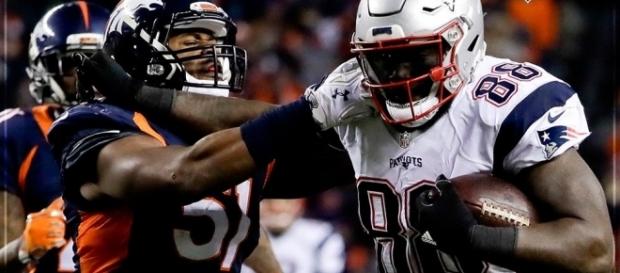 Patriots e Broncos se enfrentaram na semana 15 da NFL (Foto: Reprodução/Twitter NFLBrasil) Patriots e Broncos se enfrentaram na semana 15 da NFL (Foto: Reprodução/Twitter NFLBrasil)