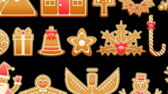 Fiocchi di Natale glassati per le feste