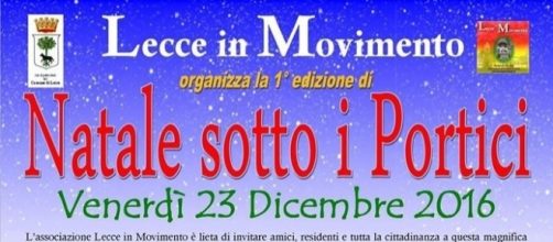 Natale sotto i portici, prima edizione nel quartiere Santa Rosa a Lecce