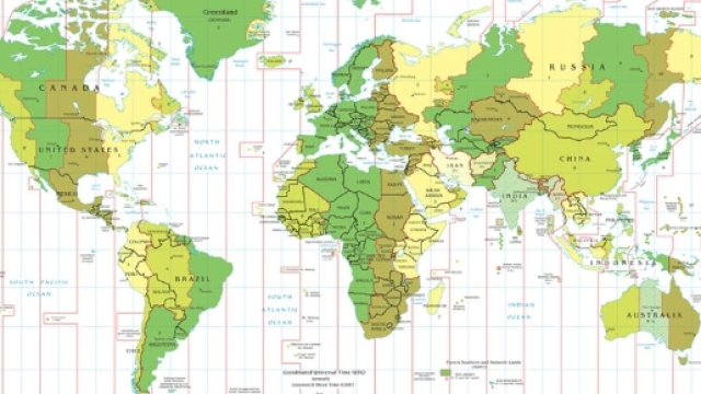Mappa dei fusi orari - Carte-monde.org