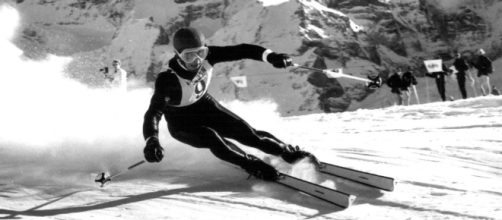 Sci alpino, una foto di archivio