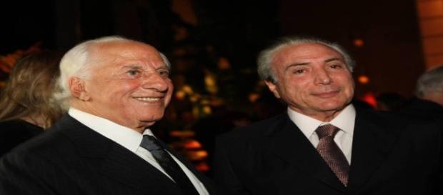 José Yunes ao lado de Michel Temer José Yunes ao lado de Michel Temer