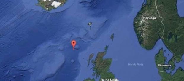 Maior onda do mundo ocorreu entre a Islândia e o Reino Unido em 2013 | Foto: Google Street View/Reprodução Maior onda do mundo ocorreu entre a Islândia e o Reino Unido em 2013 | Foto: Google Street View/Reprodução