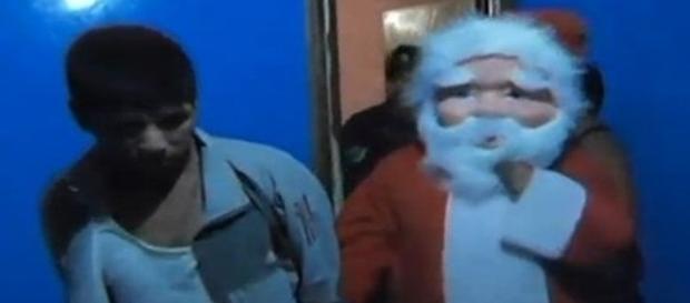 Na imagem o momento em que um dos traficantes é preso durante uma festa organizada por facção. Na imagem o momento em que um dos traficantes é preso durante uma festa organizada por facção.