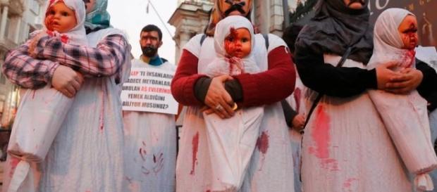 Suicídio vira tática contra estupro, na Síria - Imagem/Reuters Suicídio vira tática contra estupro, na Síria - Imagem/Reuters