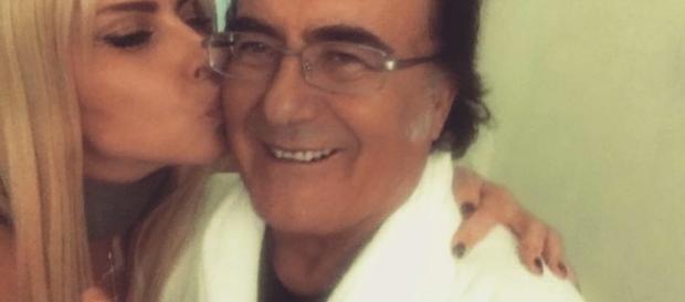 Al Bano baciato da Loredana Lecciso dopo gli infarti: scatto su Twitter. Al Bano baciato da Loredana Lecciso dopo gli infarti: scatto su Twitter.