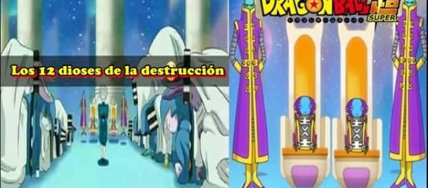 Dragon ball Super los 12 dioses de la destruccion Dragon ball Super los 12 dioses de la destruccion