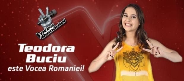 Ea este Teodora Buciu, noua Voce a României Ea este Teodora Buciu, noua Voce a României