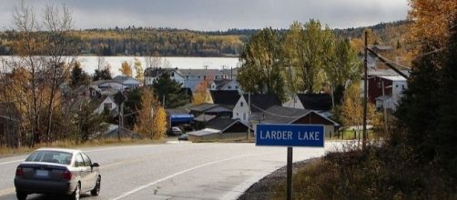 Larder Lake, Ontario, the site of former Armistice Resource operations / P199, Wikimedia Commons CC BY-SA 3.0
