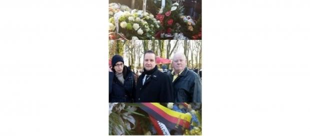 Anhänger der AfD in Polen bei der Bestattung Urbans Anhänger der AfD in Polen bei der Bestattung Urbans