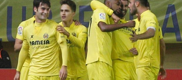 Les joueurs de Villarreal s'éclatent (via skysports.com) Les joueurs de Villarreal s'éclatent (via skysports.com)