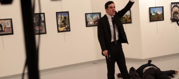 Photos: Russian Ambassador to Turkey Shot Dead in Ankara - WSJ - wsj.com Photos: Russian Ambassador to Turkey Shot Dead in Ankara - WSJ - wsj.com