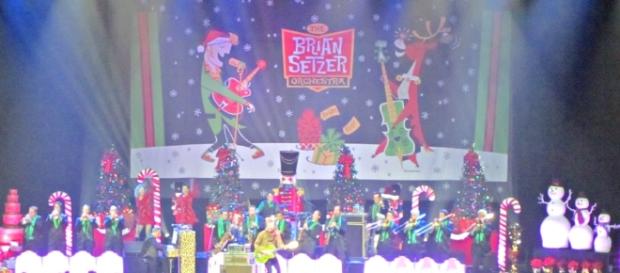 The "Christmas Rocks! Tour", starring The Brian Setzer Orchestra, continues through December 29. (Christine Zeiger) The "Christmas Rocks! Tour", starring The Brian Setzer Orchestra, continues through December 29. (Christine Zeiger)